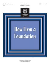 How Firm a Foundation Handbell sheet music cover